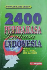 2400 Peribahasa